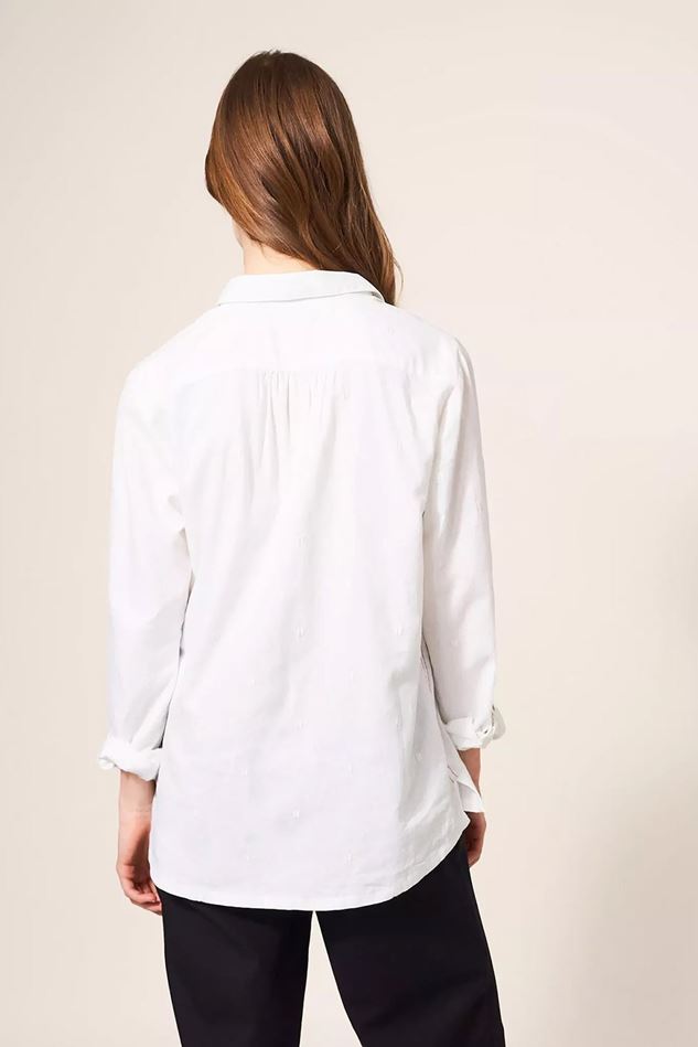 Picture of White Stuff Sophie Organic Cotton Shirt - Pale Ivory