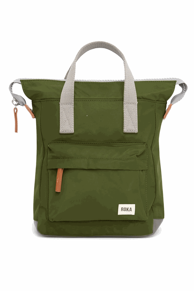 Picture of Roka Bantry B Small Recycled Nylon Backpack Avocado