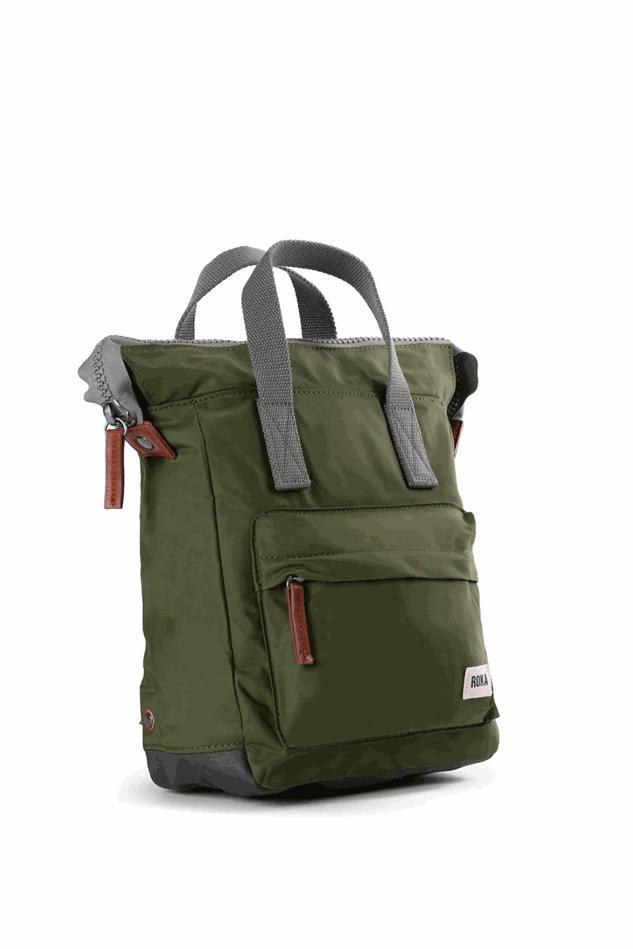 Picture of Roka Bantry B Small Recycled Nylon Backpack Avocado