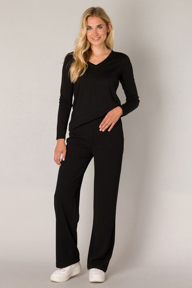 Picture of Yest Yarah Jersey Trouser - Black
