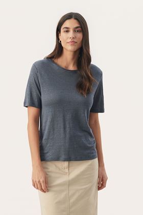 Picture of Part Two Emme Linen T Shirt