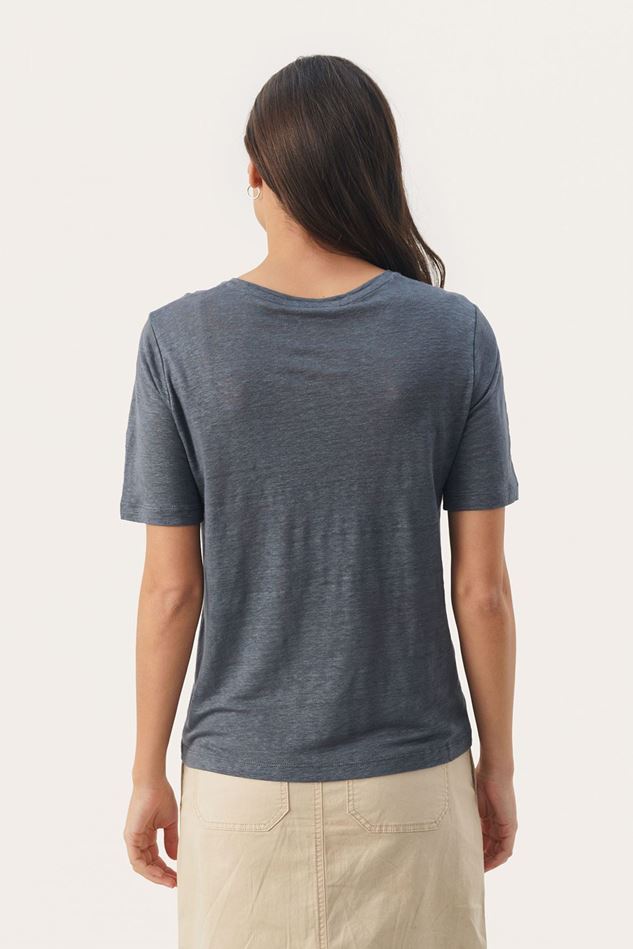 Picture of Part Two Emme Linen T Shirt