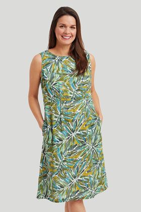 Picture of Adini Valerie Dress - Palm House Print