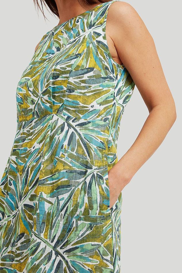 Picture of Adini Valerie Dress - Palm House Print