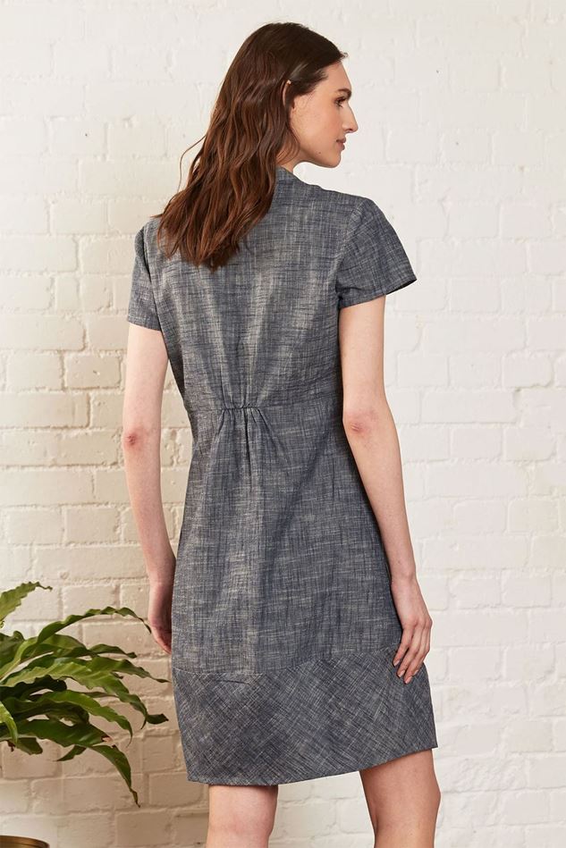 Picture of Nomads Cotton Chambray Tunic Dress