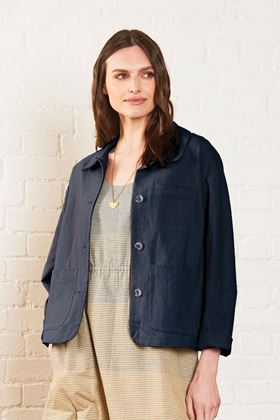 Picture of Nomads Navy Cotton Jacket