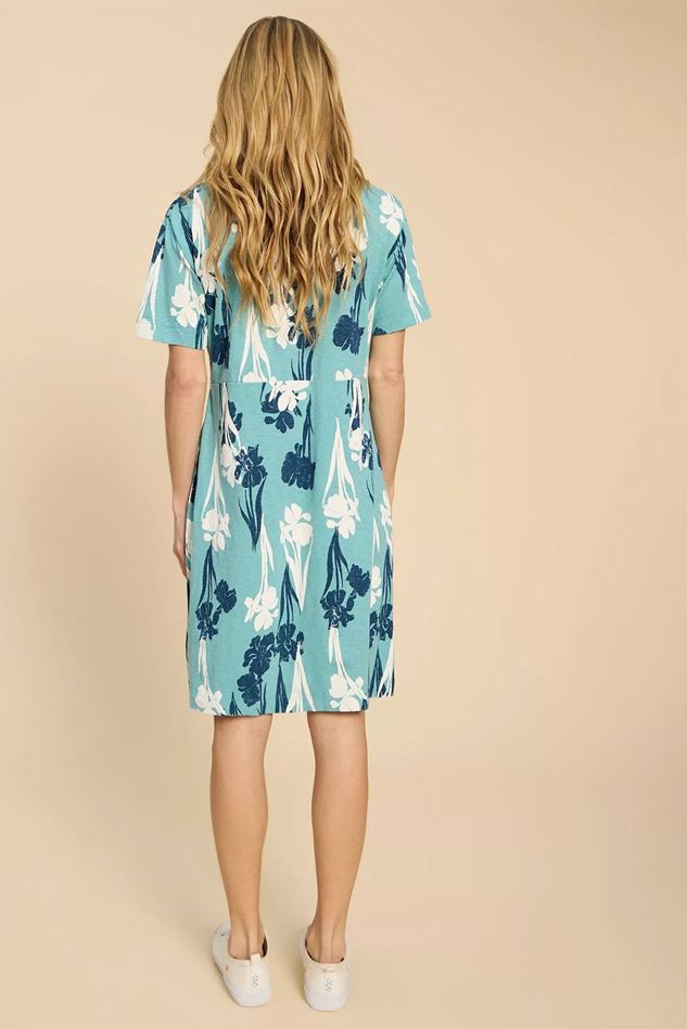 Picture of White Stuff Tammy Cotton Printed Jersey Dress